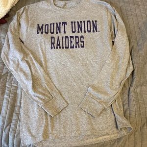 University of mount Union long sleeve tshirt